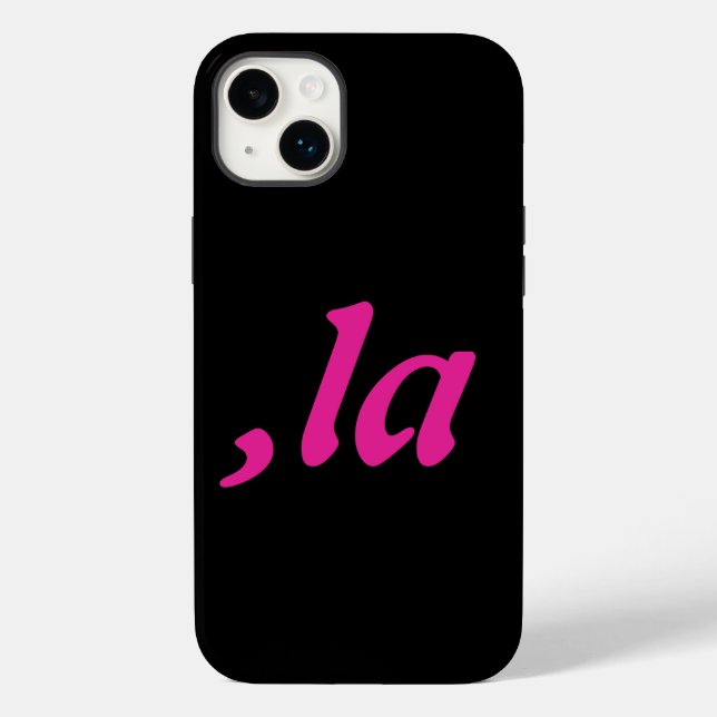 Coques Case-Mate iPhone Comma La Kamala Harris - Conception de texte custo (Verso)