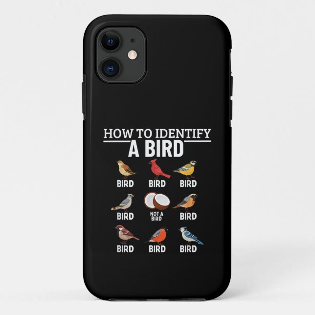 Coques Case-Mate iPhone Comment identifier un oiseau Drôle d'observation d (Dos)