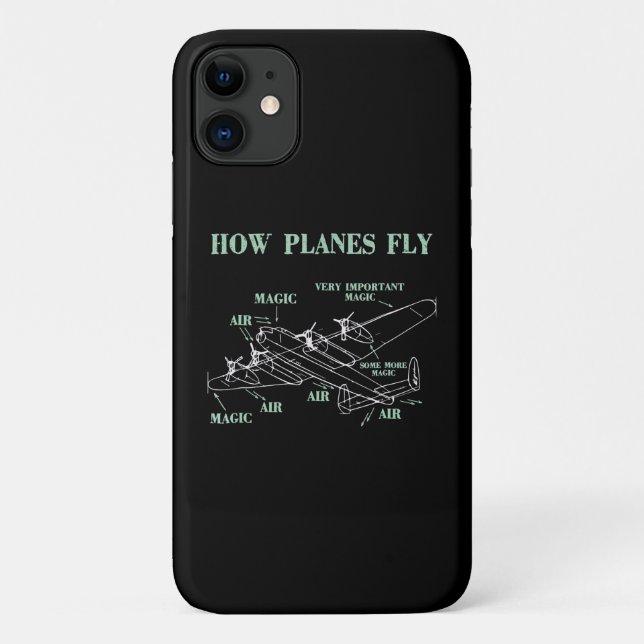Coques Case-Mate iPhone Comment les avions volent amusant ingénieur aérosp (Dos)