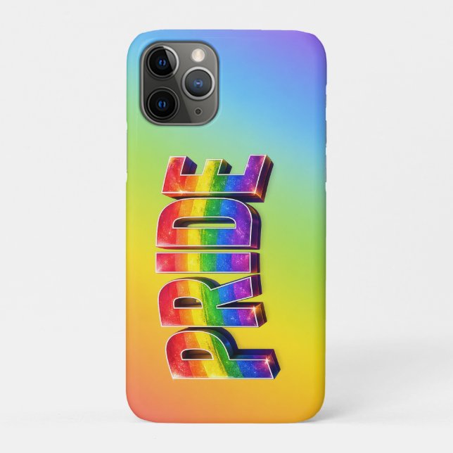 Coques Case-Mate iPhone Communauté LGBTQIA+ Rainbow PRIDE (Dos)