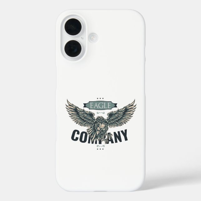 Coques Case-Mate iPhone Compagnie Retro Eagle Design Américain (Verso)
