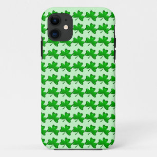 Coque iPhone 11 Compagnon carrelé de cas de shamrock
