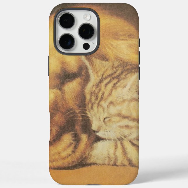 Coques Case-Mate iPhone Compagnons éternels | Joli chat et chien se câlina (Verso)