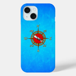 Coque Case-Mate iPhone Compas de plongée nautique