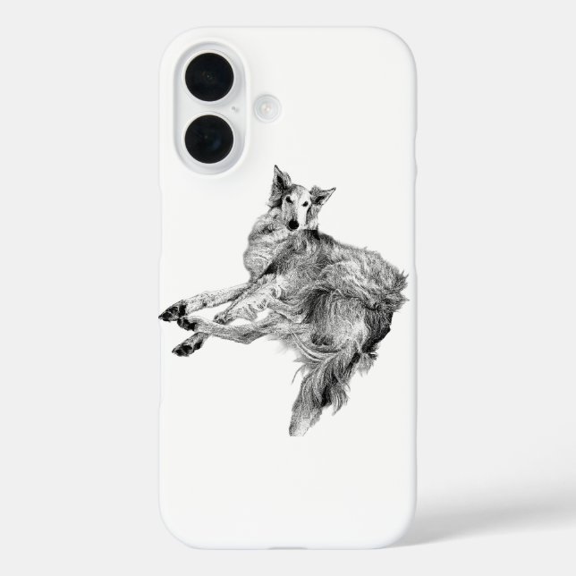 Coques Case-Mate iPhone Composé en mouvement – Silken Windhound (Verso)