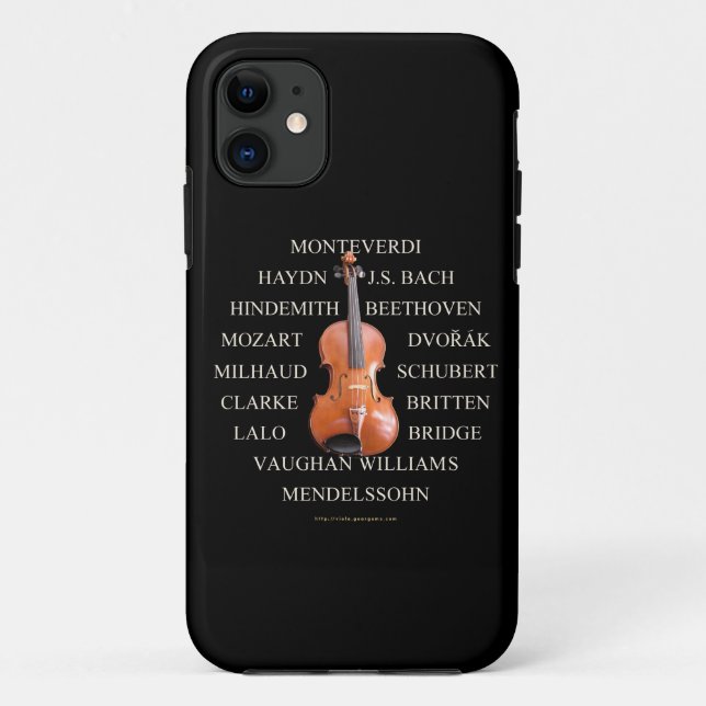 Coques Case-Mate iPhone Compositeurs de Violist (Dos)