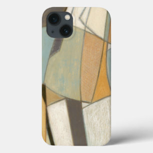 Coque Case-Mate iPhone Composition abstraite avec des couleurs amorties