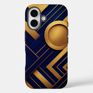 Coque Pour iPhone 16 Composition Abstraite géométrique