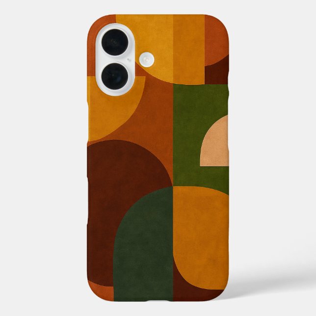 Coques Case-Mate iPhone Composition Abstraite Moderne du Milieu du Siècle (Verso)