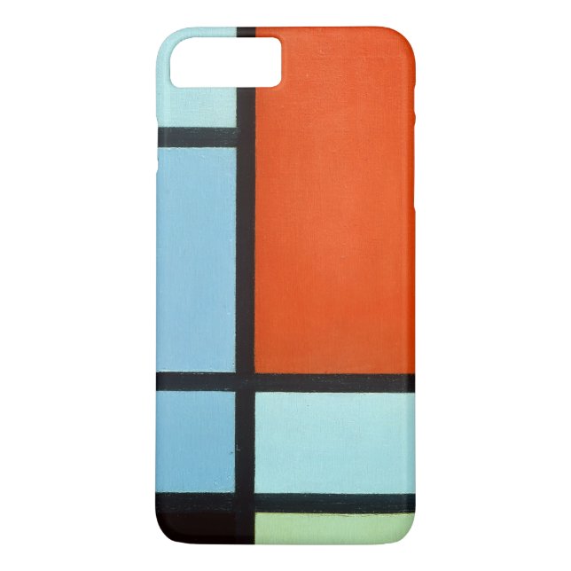 Coques Case-Mate iPhone Composition en Piet Mondrian (Dos)