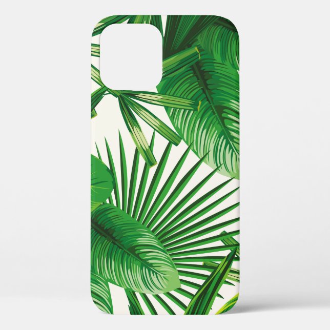 Coques Case-Mate iPhone Composition exotique tropicale verte naturelle feu (Verso)