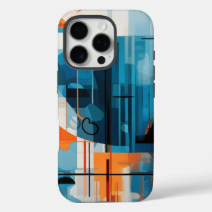 Coque iPhone 16 Pro Composition géométrique Abstraite
