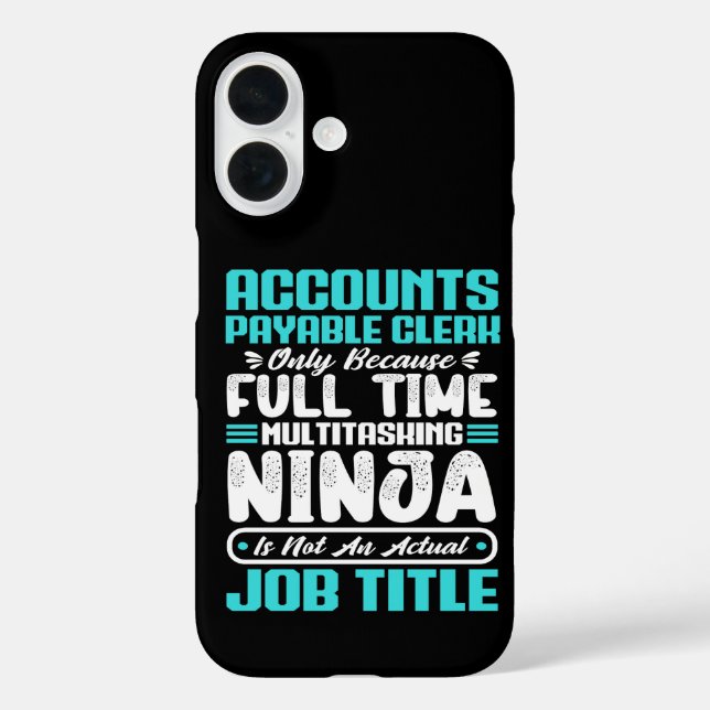 Coques Case-Mate iPhone Comptabilité Payable Clé Titre de l'emploi Compéte (Verso)
