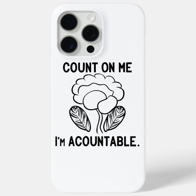 Coques Case-Mate iPhone Compte sur moi, je suis responsable (Verso)