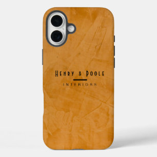 Coque Pour iPhone 16 Plus Concepteur d'intérieur rustique élégant Dante Oran