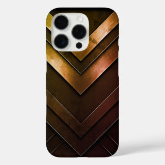 Coque iPhone 16 Pro Conception abstraite de Chevron stratifié