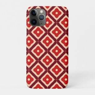 Case-Mate iPhone Case Conception Abstraite Géométrique Rouge