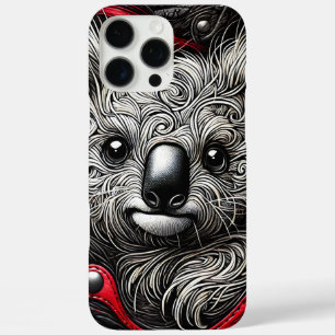 Coque iPhone 16 Pro Max Conception artistique de koala