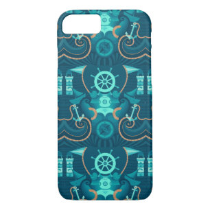 Coque Case-Mate iPhone Conception bleue nautique