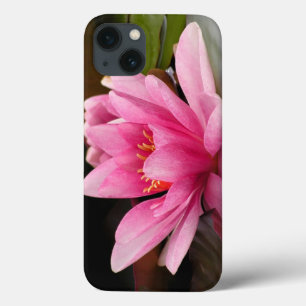 iPhone 13 Coque Conception botanique florale de nénuphar tropical