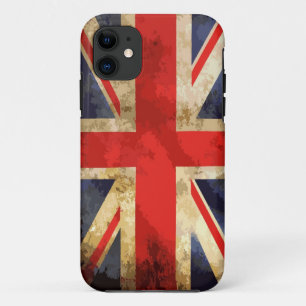 Coque iPhone 11 Conception britannique de drapeau