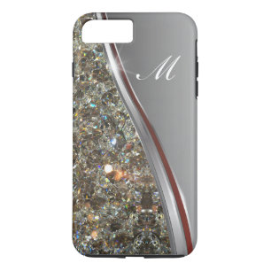 Etui iPhone Case-Mate Conception chique de monogramme de Bling