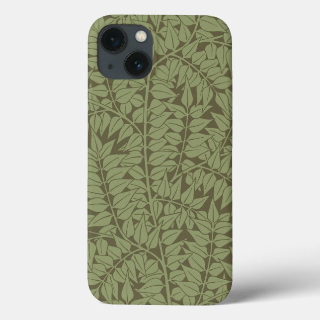 Coques Case-Mate iPhone Conception classique Art Nouveau de branche de Wil (Verso)