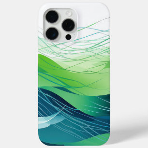 Coque Case-Mate iPhone Conception colorée des ondes abstraites