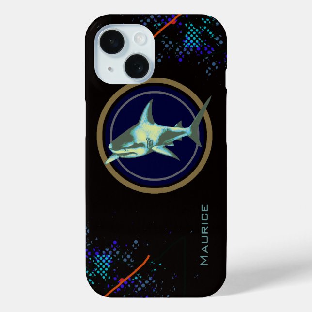 Coques Case-Mate iPhone conception cool de requins personnalisée (Verso)