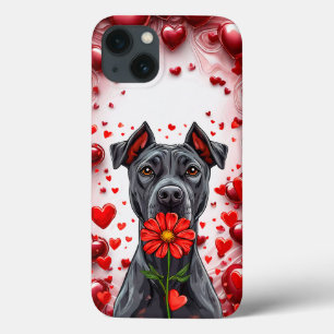 Case-Mate iPhone Case Conception d'amour de chien adorable, Cadeau roman