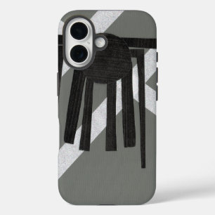 Coque Pour iPhone 16 Conception d'araignée géométrique