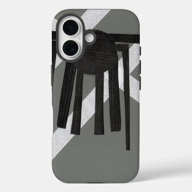 Coques Case-Mate iPhone Conception d'araignée géométrique (Verso)