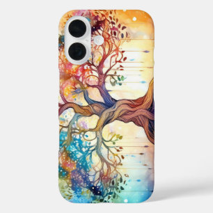 Coque Pour iPhone 16 Conception d'arbre de vie spirituel
