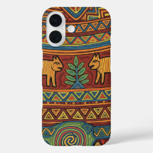 COQUE POUR iPhone 16 CONCEPTION D'ART IGOROT TRADITIONNELLE