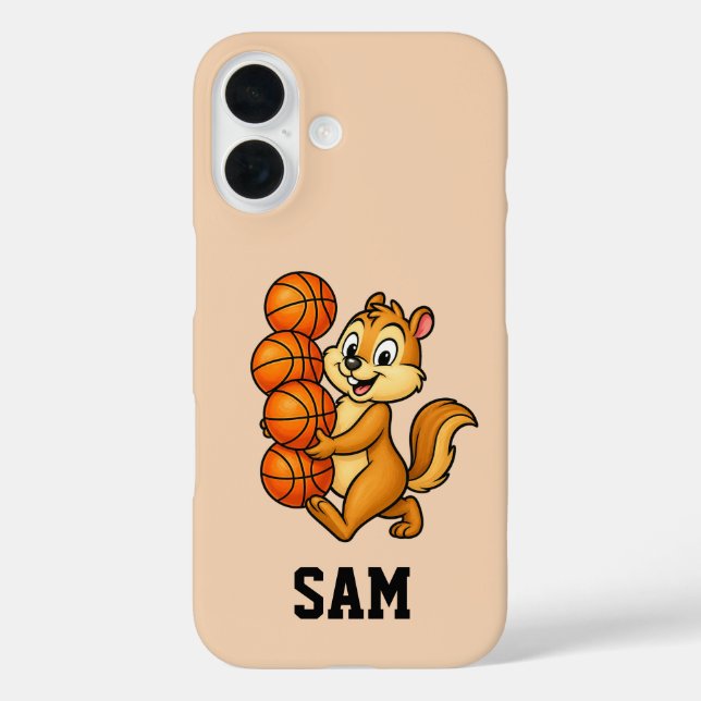 Coques Case-Mate iPhone Conception de basketball personnalisée avec un écu (Verso)