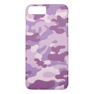 Coque iPhone 7 Plus Conception de camo violet