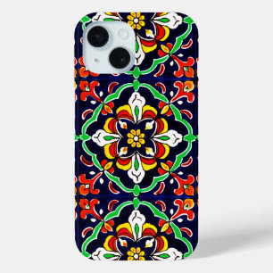 Coque Case-Mate iPhone Conception de carreau en terre cuite Talavera mexi