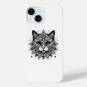 Coque Case-Mate iPhone Conception de chat à motif mandala