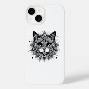 Coque Case-Mate iPhone Conception de chat à motif mandala