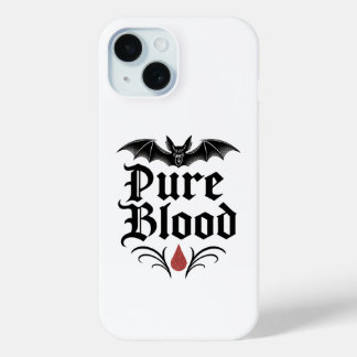 Coque Case-Mate iPhone Conception de chauve-souris gothique de sang pur |