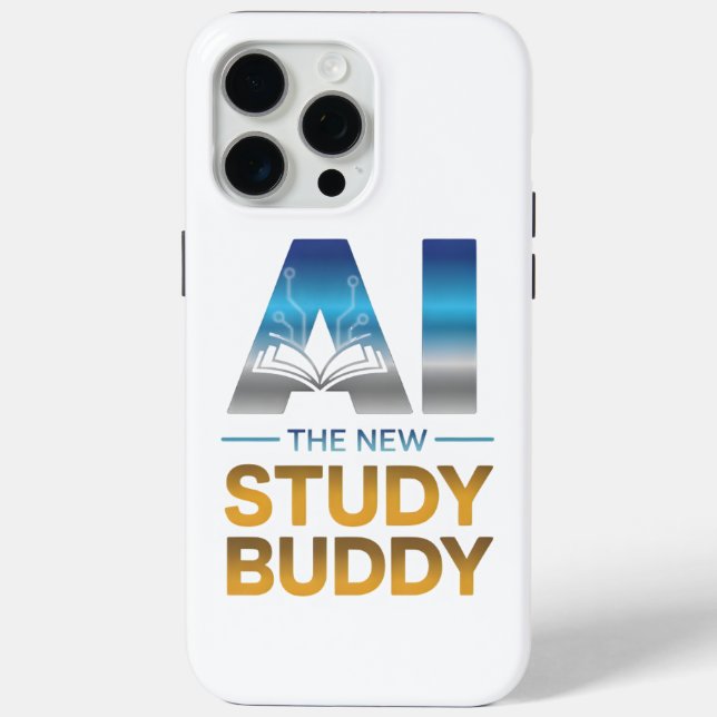Coques Case-Mate iPhone Conception de compagnon d'étude en intelligence ar (Verso)