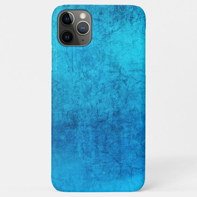 Coques Case-Mate iPhone Conception de couleur unie bleue abstraite (Dos)