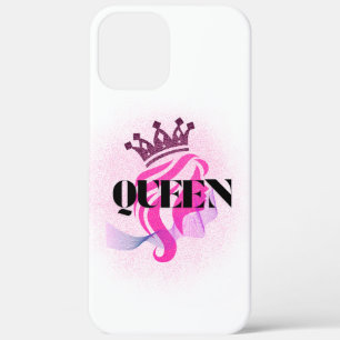 Case-Mate iPhone Case Conception de couronne de reine rose – Puissance f