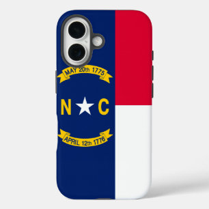Coques iPhone 16 Conception de décoration de drapeau de l'État de C