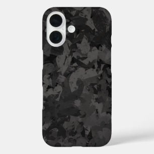 Coque Pour iPhone 16 Conception de design graphique abstrait noir et gr