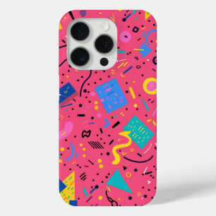 Coque Case-Mate iPhone Conception de doodles et de formes aux couleurs vi