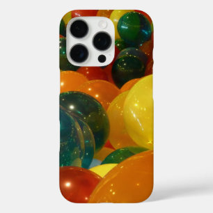 Coque iPhone 16 Pro Conception de fête de ballons colorés