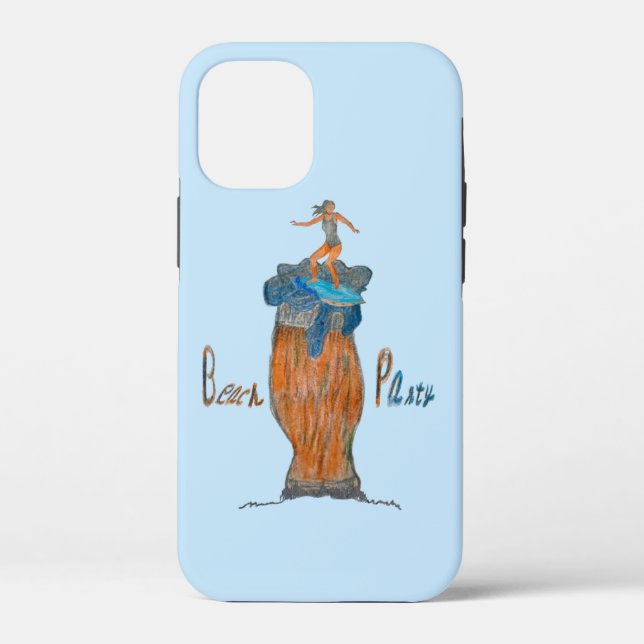 Coques Case-Mate iPhone Conception de fête sur la plage  (Verso)