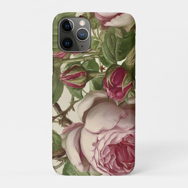 Coques Case-Mate iPhone Conception de fleurs botaniques (Dos)