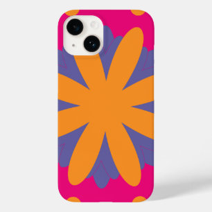 Coque Case-Mate iPhone Conception de fleurs géométriques colorées